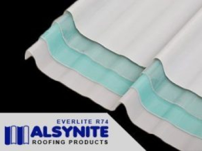 Tôn sáng sợi thủy tinh cao cấp Alsynite Everlite R74