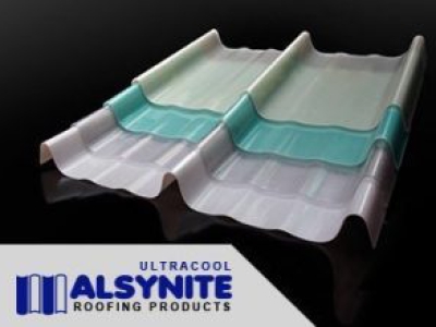 Tôn nhựa lấy sáng sợi thủy tinh Alsynite Ultra Cool
