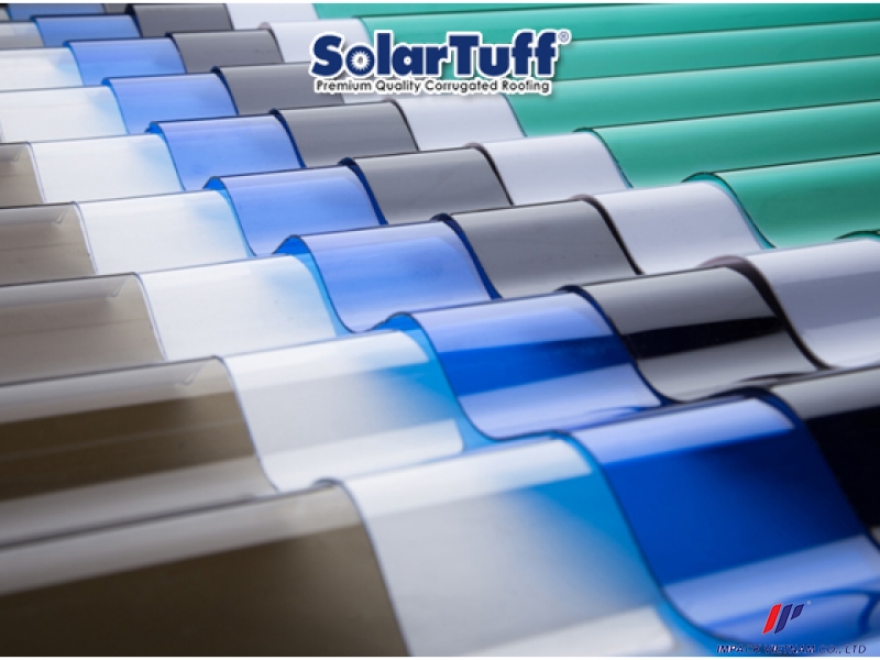 Tôn nhựa lấy sáng Polycarbonate SolarTuff®